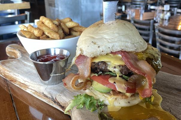 The Creamery's Ultimate Brunch Burger
