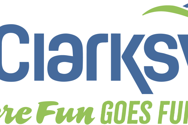 logo graphic for Visit Clarksville