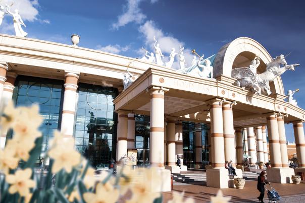 Outside the Trafford Centre shopping