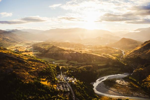 Aerial view of Queenstown