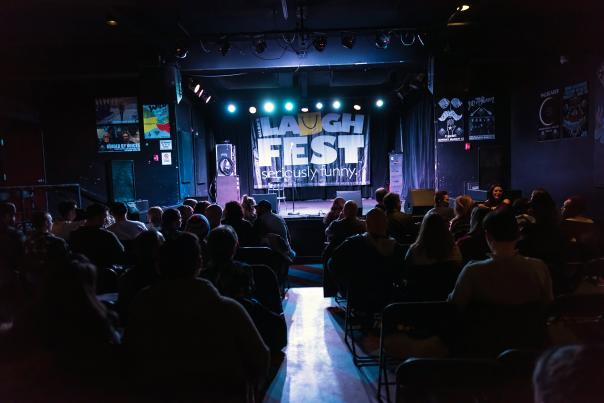 Audience at LaughFest