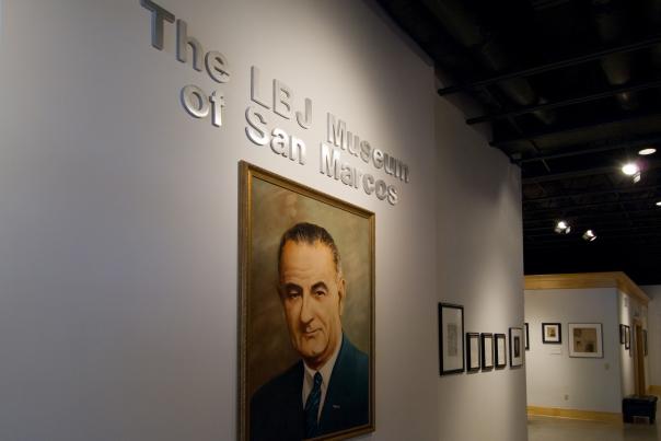 Entry to LBJ Museum of San Marcos