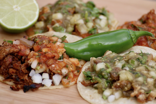 Taqueria De Anda-Grill Tacos on a plate