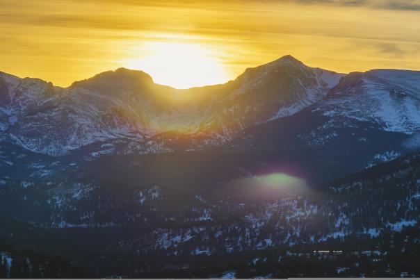 Sunset in Estes