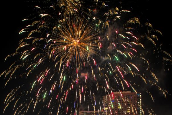 Fireworks on the Riverfront