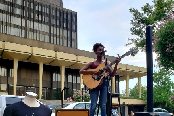 Downtown Busking