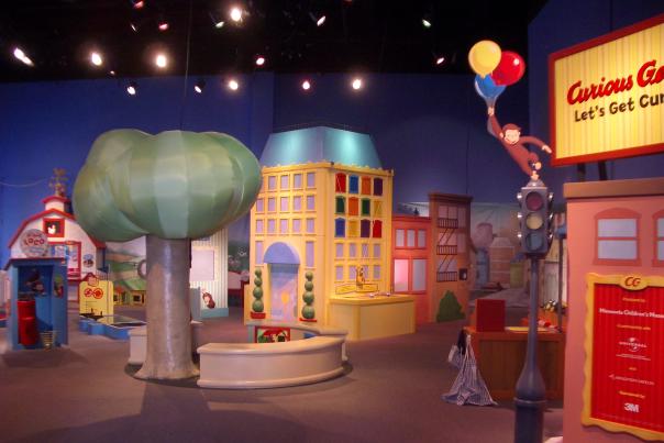 The Woodlands Children's Museum Curious George Exhibit