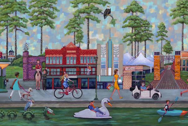 I Love This Town, Artwork by Brenda Ray