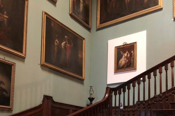 Two portraits commissioned by Saltram’s Parker family displayed together for the first time