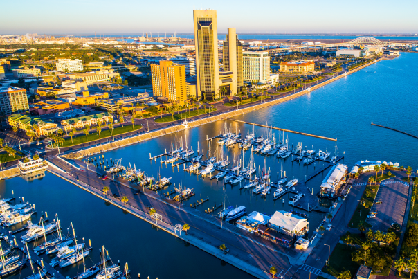 Corpus Drone Shot