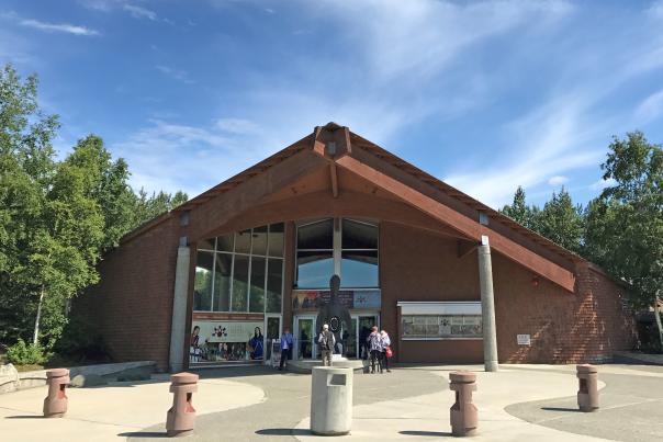 The exterior of the Alaska Native Heritage Center.