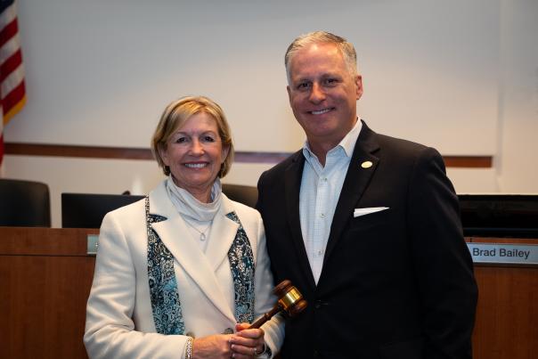 Visit The Woodlands Chairman, Linda Nelson, and Past Chairman, Brad Bailey