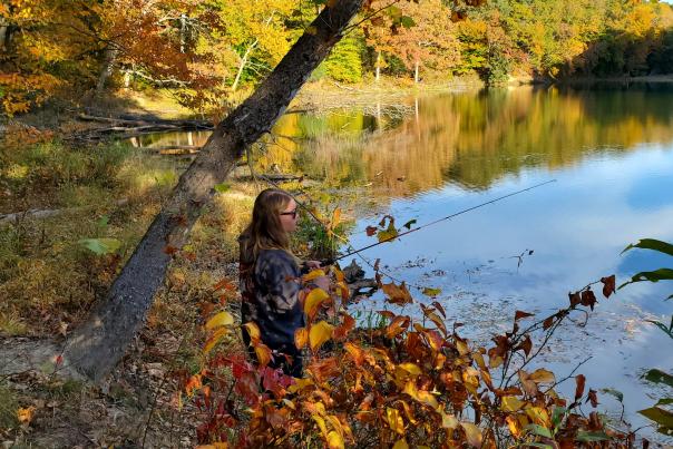 Morgan-Monroe State Forest offers fishing, hiking trails, primitive camping and more throughout the year!