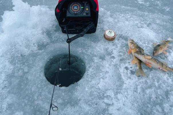 ice fishing