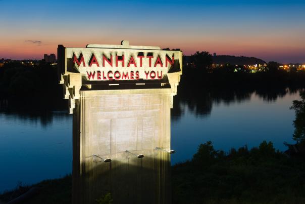 Welcome sign