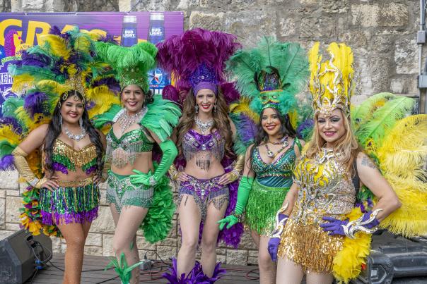 San Antonio River Walk Bud Light Mardi Gras Parade