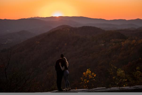 Couple along the Foothills Parkway