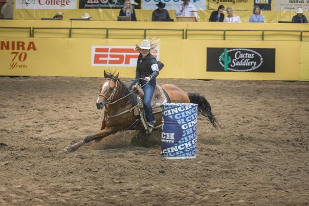 Barrel Racer at College National Finals Rodeo