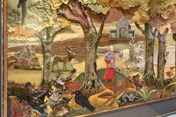 Portrait New Forest Embroidery