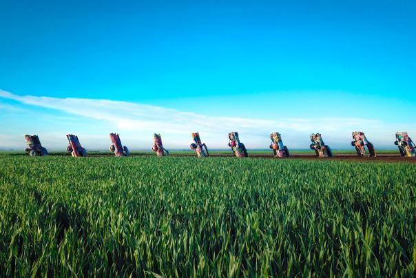 Cadillac Ranch in amarillo, texas