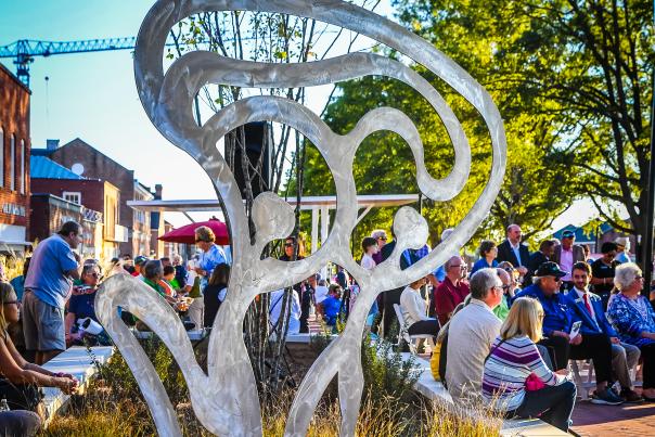 The Dancers Sculpture in Kannapolis