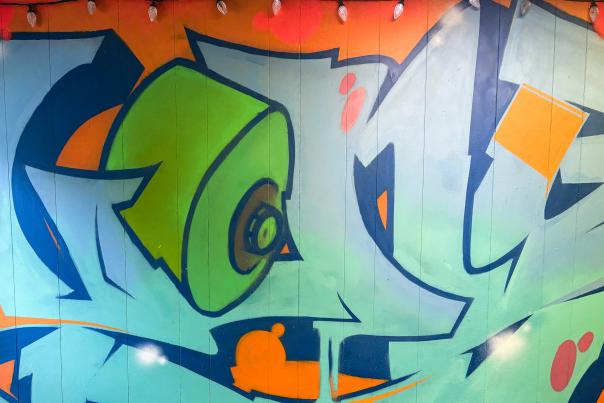 Lone Star Skate Shop Mural