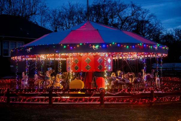 Light up carousel