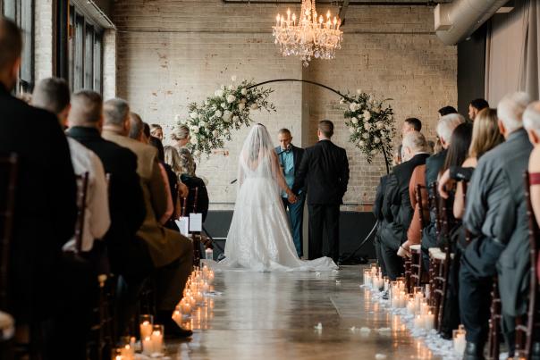 a beautiful wedding at The Bond Event Venue