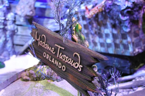 Madame Tussauds Orlando signage at the IAAPA press conference