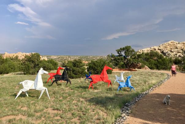 Origami in the Garden