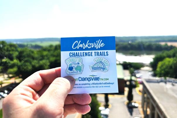 Visit Clarksville Challenge Pins