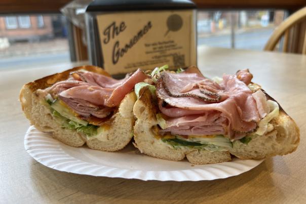 The Strugglebus sandwich at The Goosemen in Bethlehem, Pa.