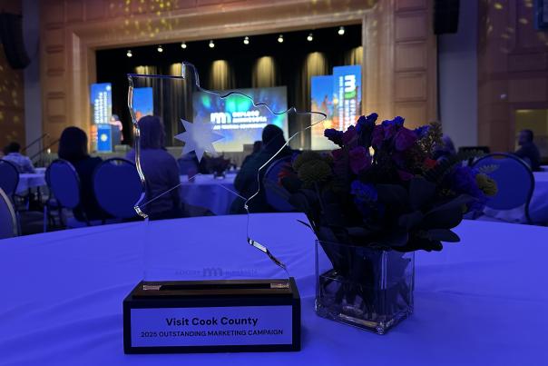 2025 Outstanding Marketing Award presented to Visit Cook County
