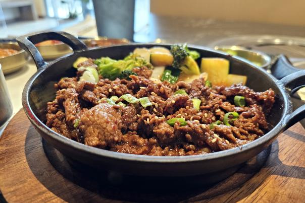 bowl of Bulgogi at Naru Korean Restaurant