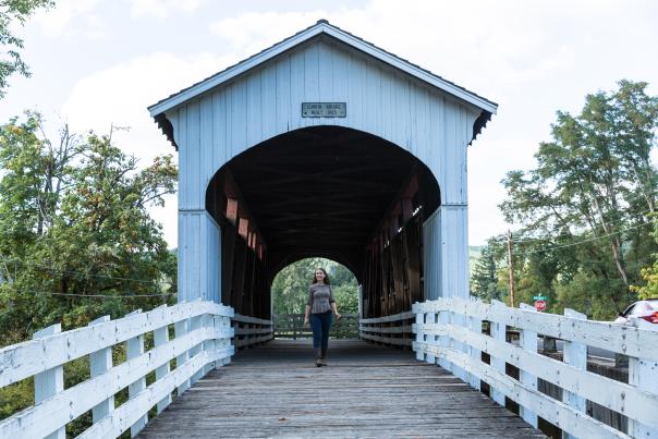 Currin Covered Bridge by Joni Kabana
