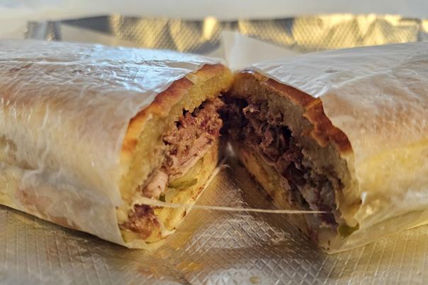 Cuban sandwich from Strawberry Deli.