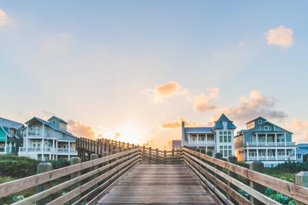 Beach Lodging-Port Aransas-Sunset-H