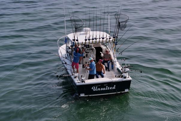 Fishing charter boat