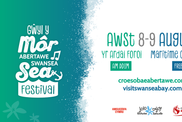 Gŵyl y Môr Abertawe, Awst 8-9 yn yr Ardal Forol. Swansea Sea Festival, august 8-9 in the Maritime Quarter