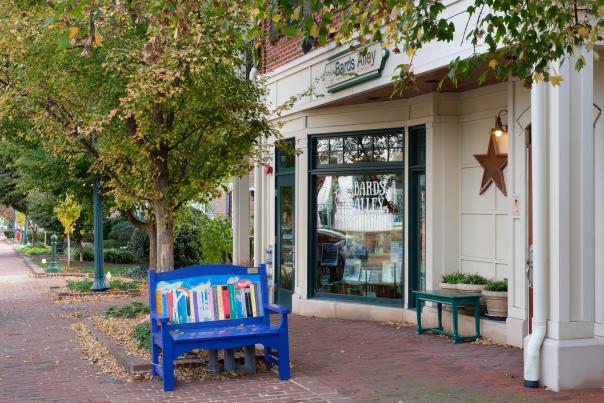 Bards Alley Bookshop - Exterior - Vienna - Fall