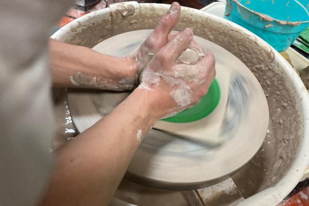 Throwing Wheel Pottery