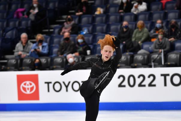Maxim Zharkov at 2022 U.S. Figure Skating Championships