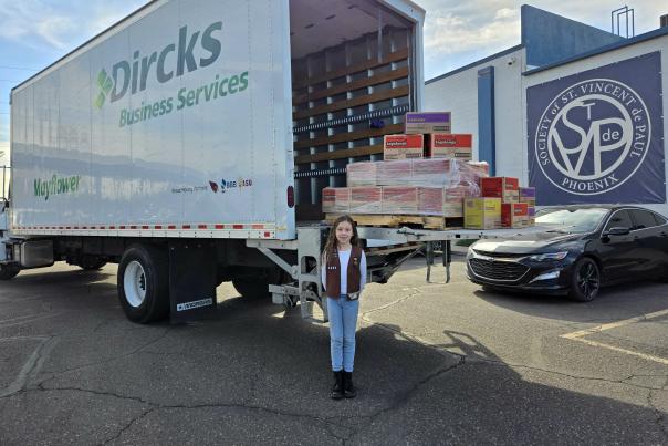 Local Girl Scout Gives Back