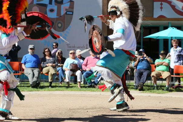 Native dances at the Indian Pueblo Cultural Center