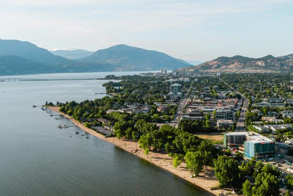 Boyce-Gyro Beach & Aerial of Kelowna