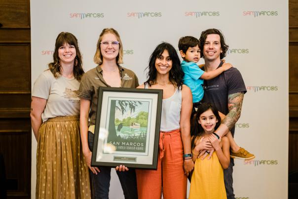 Roughhouse Brewing team accepts Rogers Family Tourism Award