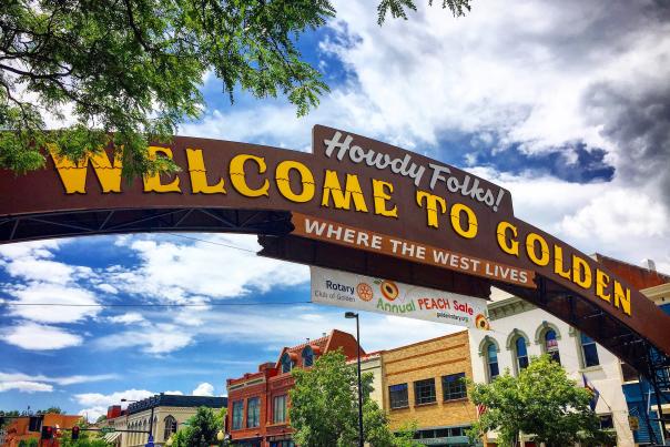 Welcome Arch - Downtown Golden