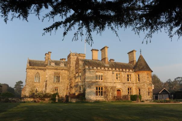 Exterior of Palace House at Beaulieu in the New Forest