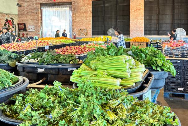 vegetables at cedar market ranch