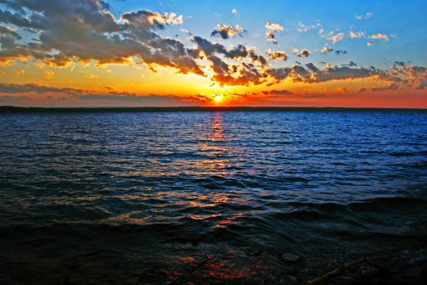 Sunset Over Cayuga Lake